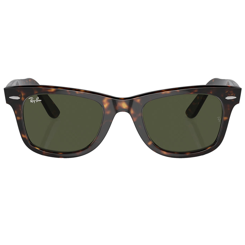 Load image into Gallery viewer, Ray-Ban Original Wayfarer Classic Sunglasses - Polished Tortoise/Green 2
