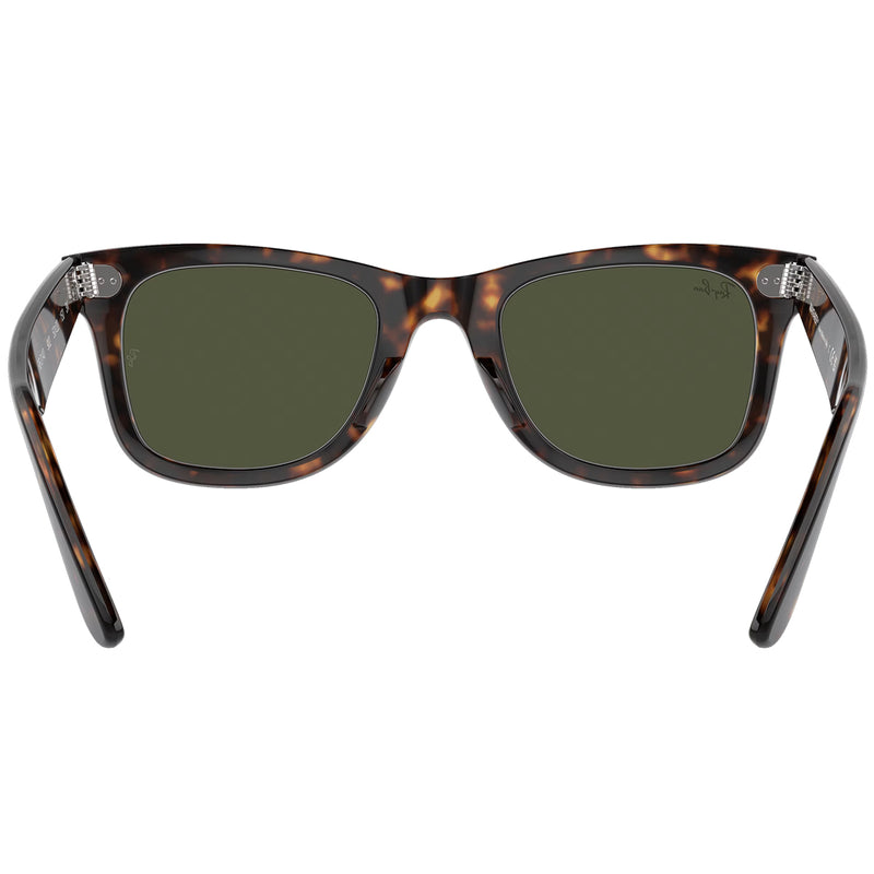 Load image into Gallery viewer, Ray-Ban Original Wayfarer Classic Sunglasses - Polished Tortoise/Green 5
