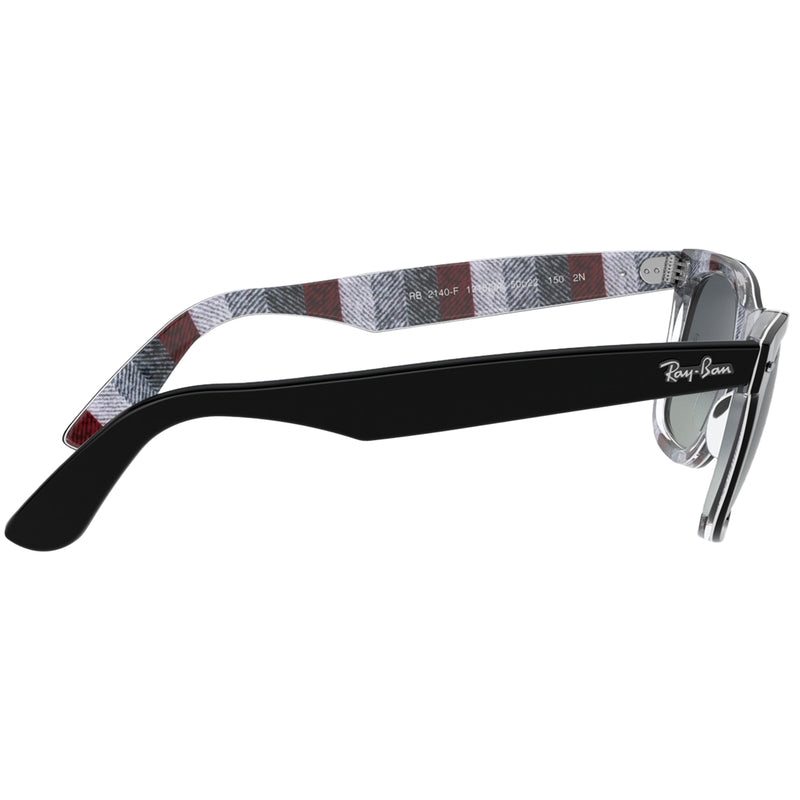 Load image into Gallery viewer, Ray-Ban Original Wayfarer Classic Sunglasses - Black On Chevron/Blue 4
