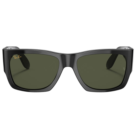 Ray-Ban Nomad Sunglasses - Polished Black/Green 2