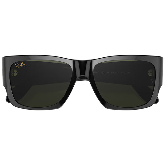 Ray-Ban Nomad Sunglasses - Polished Black/Green 6