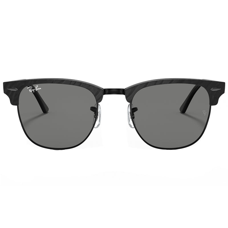 Load image into Gallery viewer, Ray-Ban Clubmaster Marble Sunglasses - Polished Black/Dark Gray 2
