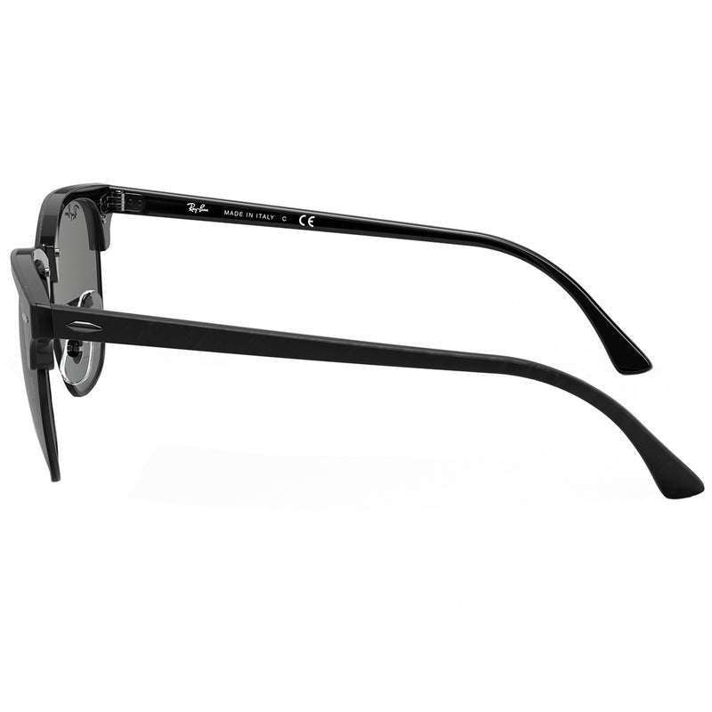 Load image into Gallery viewer, Ray-Ban Clubmaster Marble Sunglasses - Polished Black/Dark Gray 3
