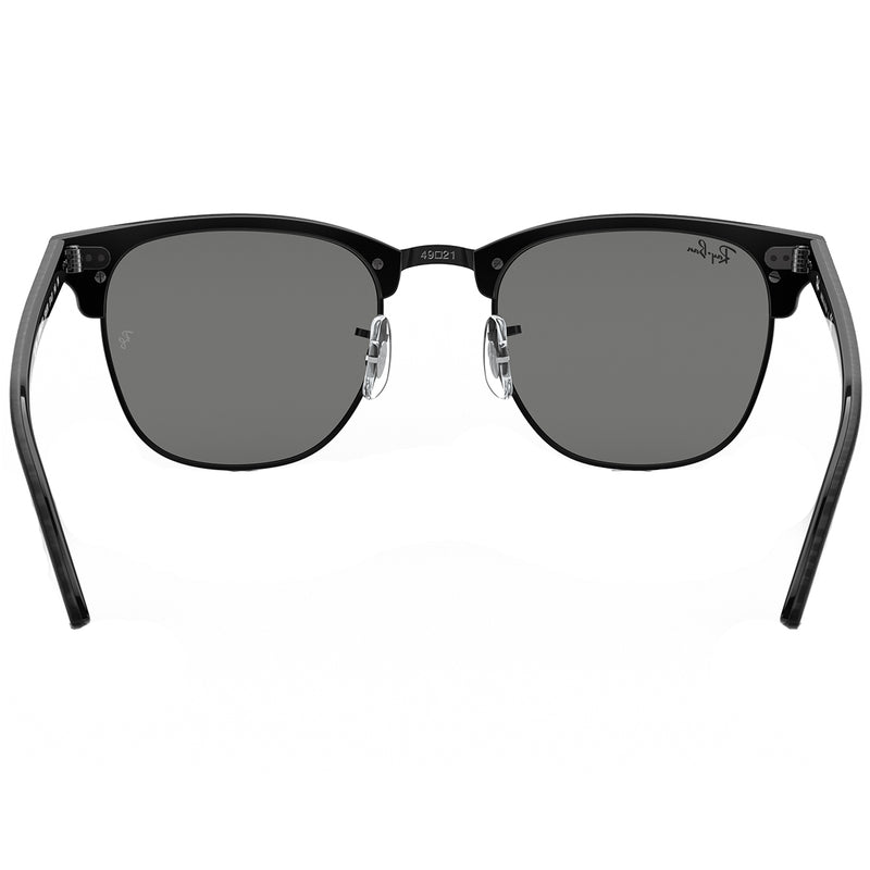 Load image into Gallery viewer, Ray-Ban Clubmaster Marble Sunglasses - Polished Black/Dark Gray 4
