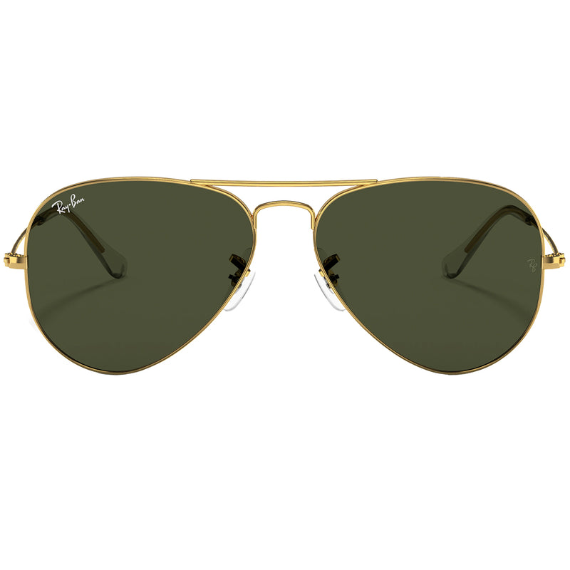 Load image into Gallery viewer, Ray-Ban Aviator Classic Sunglasses - Polished Gold/Green 2
