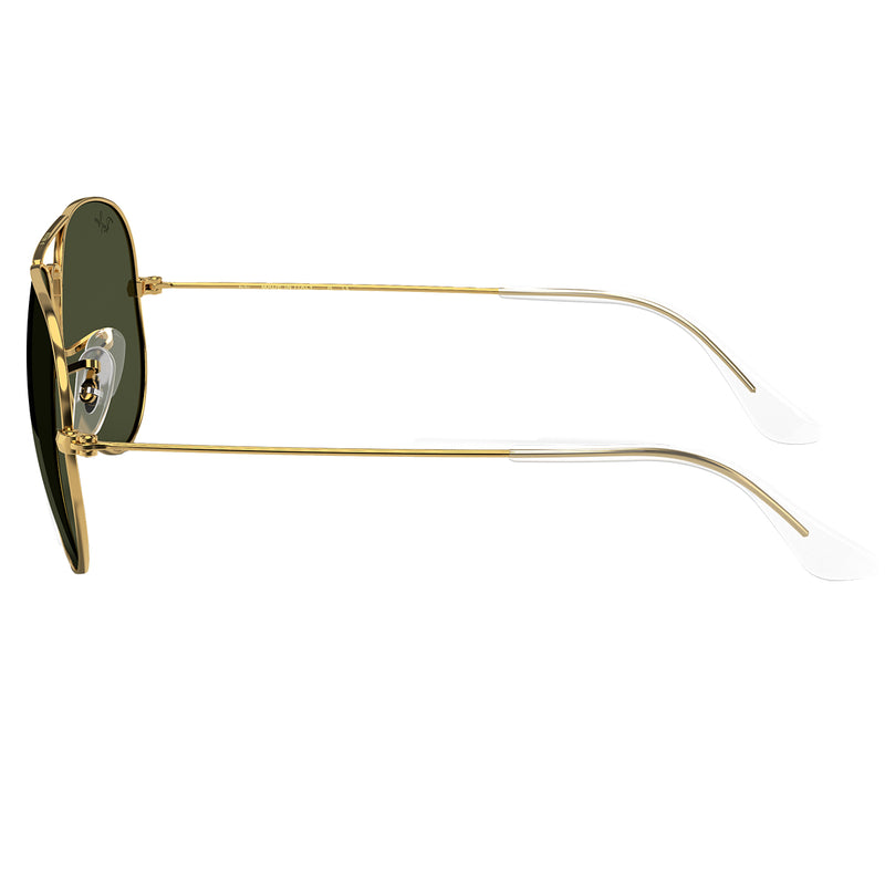 Load image into Gallery viewer, Ray-Ban Aviator Classic Sunglasses - Polished Gold/Green 4
