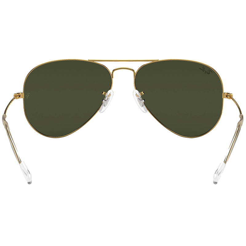 Load image into Gallery viewer, Ray-Ban Aviator Classic Sunglasses - Polished Gold/Green 5
