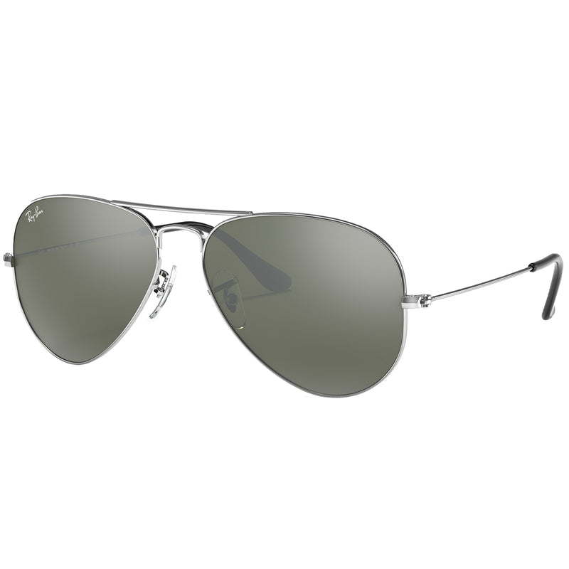 Load image into Gallery viewer, Ray-Ban Aviator Mirror Sunglasses - Polished Silver/Silver 1
