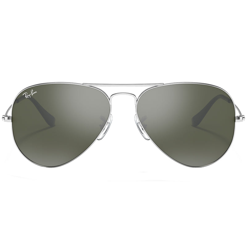 Load image into Gallery viewer, Ray-Ban Aviator Mirror Sunglasses - Polished Silver/Silver 2
