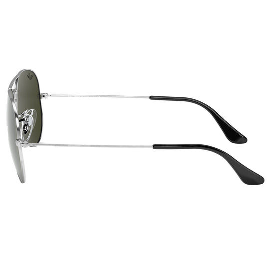 Ray-Ban Aviator Mirror Sunglasses - Polished Silver/Silver 4