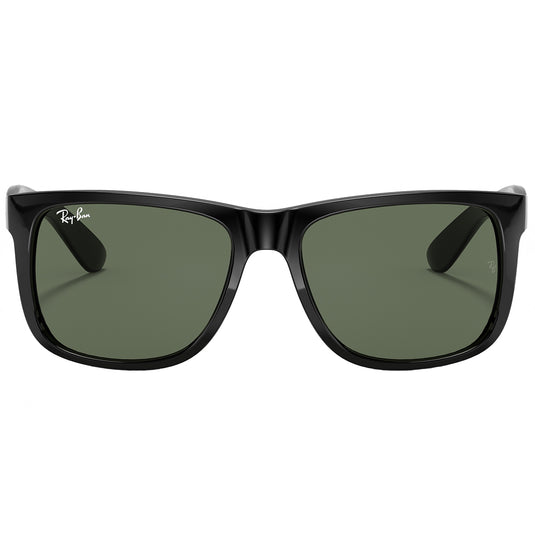 Ray-Ban Justin Classic Sunglasses - Polished Black/Green 2