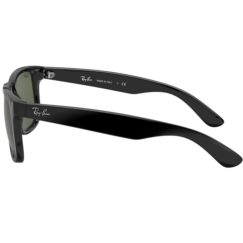 Load image into Gallery viewer, Ray-Ban Justin Classic Sunglasses - Polished Black/Green 4

