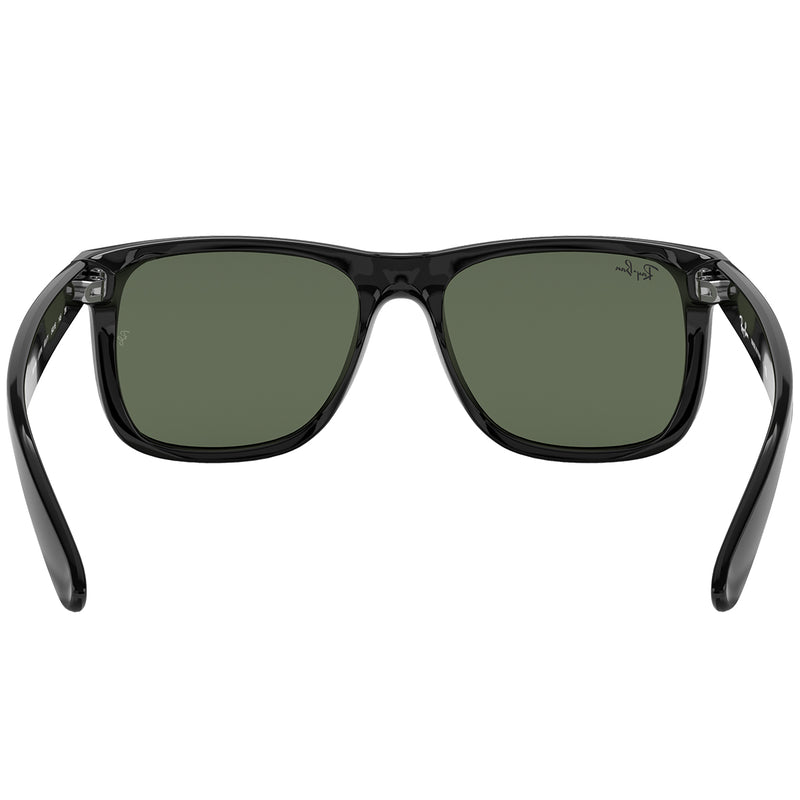 Load image into Gallery viewer, Ray-Ban Justin Classic Sunglasses - Polished Black/Green 5
