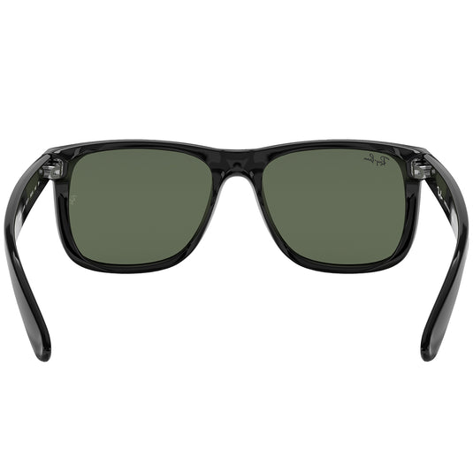 Ray-Ban Justin Classic Sunglasses - Polished Black/Green 5