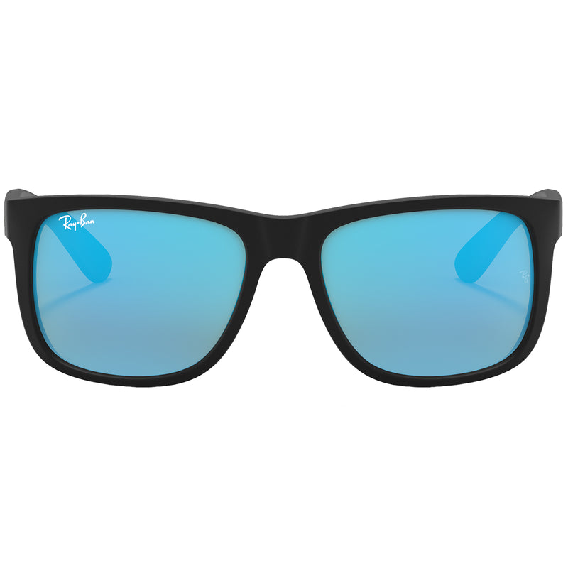 Load image into Gallery viewer, Ray-Ban Justin Color Mix Mirror Sunglasses - Matte Black/Blue 2
