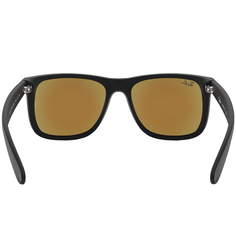 Load image into Gallery viewer, Ray-Ban Justin Color Mix Mirror Sunglasses - Matte Black/Blue 5
