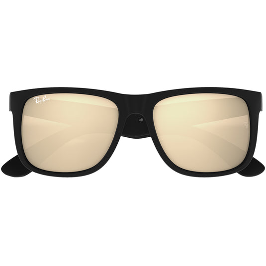 Ray-Ban Justin Color Mix Mirror Sunglasses - Matte Black/Gold 6