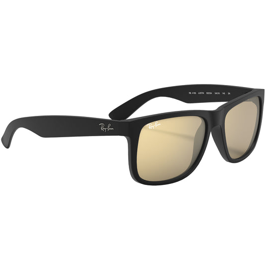 Ray-Ban Justin Color Mix Mirror Sunglasses - Matte Black/Gold 3