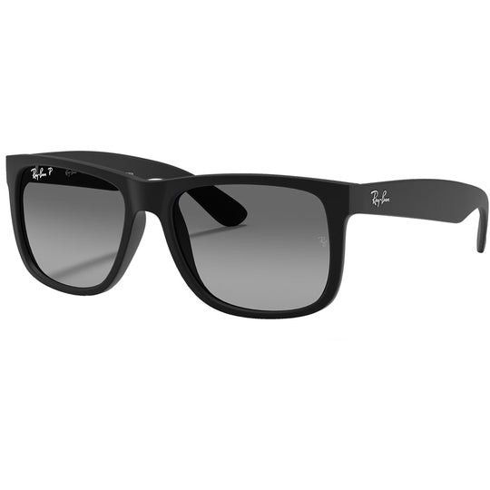 Ray-Ban Justin Classic Polarized Sunglasses - Matte Black/Gray