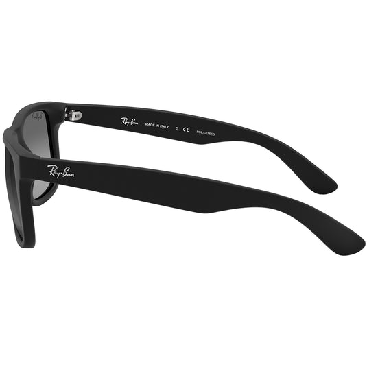 Ray-Ban Justin Classic Polarized Sunglasses - Matte Black/Gray 4