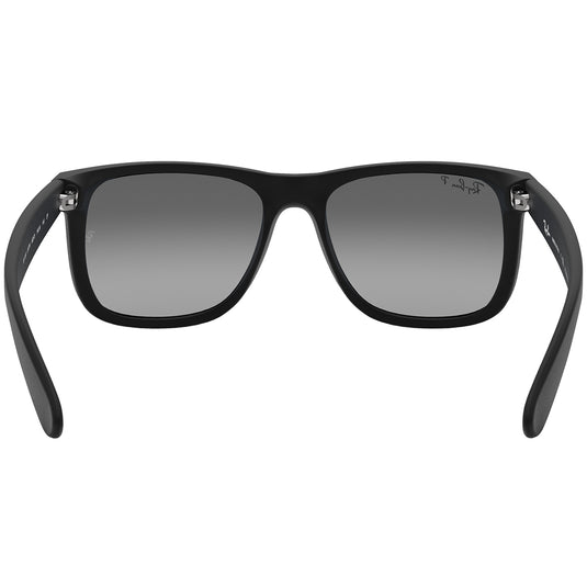 Ray-Ban Justin Classic Polarized Sunglasses - Matte Black/Gray 5