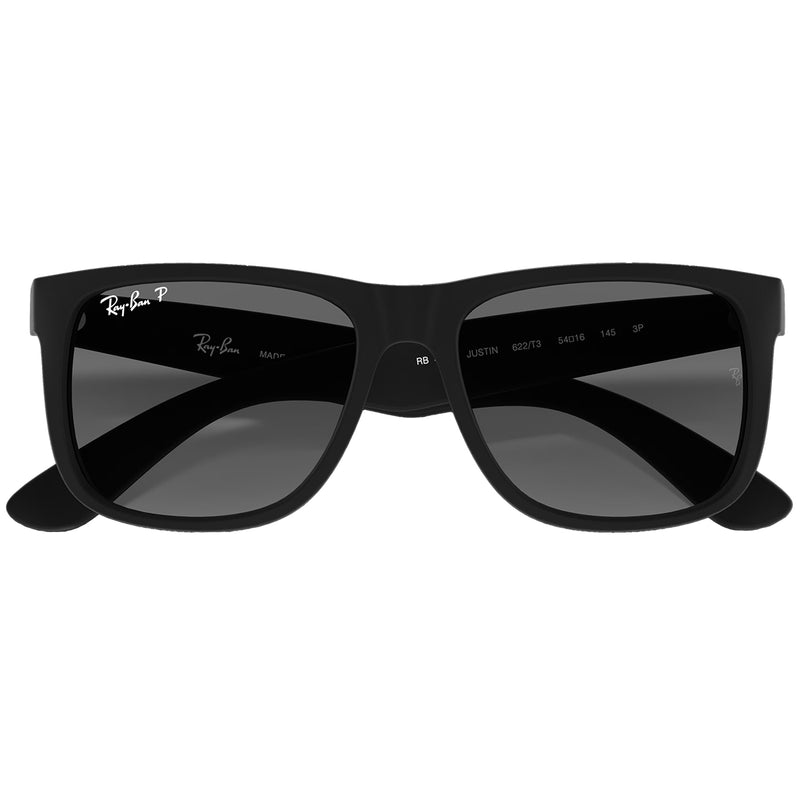 Load image into Gallery viewer, Ray-Ban Justin Classic Polarized Sunglasses - Matte Black/Gray 6
