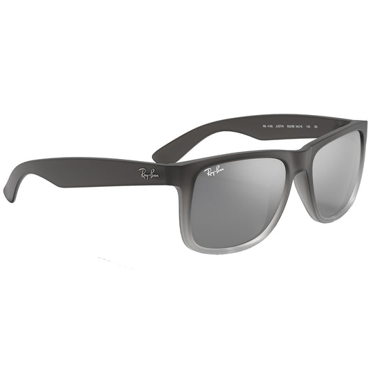 Ray-Ban Justin Classic Mirror Sunglasses - Matte Gray/Silver 3