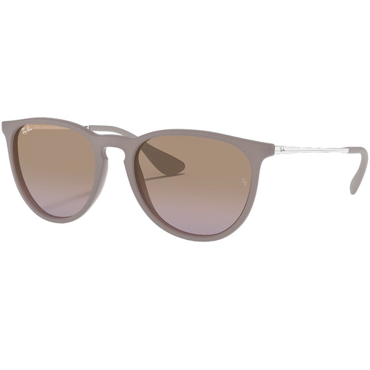 Ray-Ban Erika Classic Sunglasses - Matte Dark Sand/Brown/Violet 1