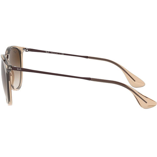 Ray-Ban Erika Classic Sunglasses - Polished Transparent Light Brown/Brown 4
