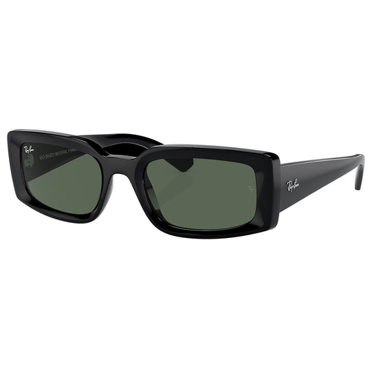 Ray-Ban Kiliane Bio-Based Sunglasses - Polished Black/Green 1