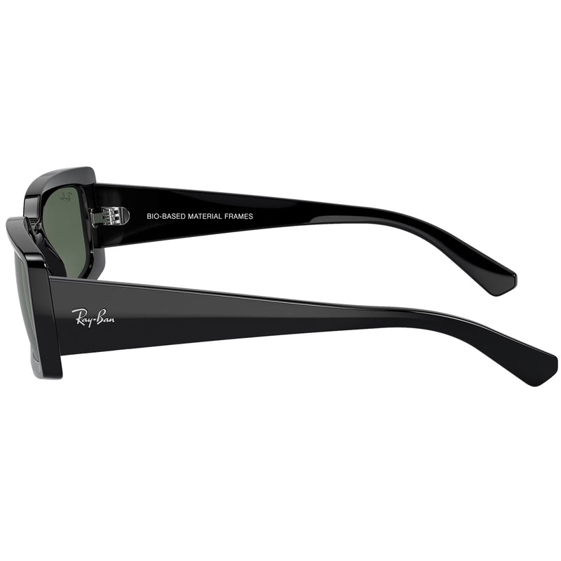 Load image into Gallery viewer, Ray-Ban Kiliane Bio-Based Sunglasses - Polished Black/Green 4

