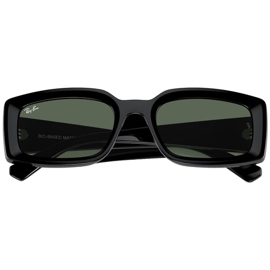 Ray-Ban Kiliane Bio-Based Sunglasses - Polished Black/Green 6