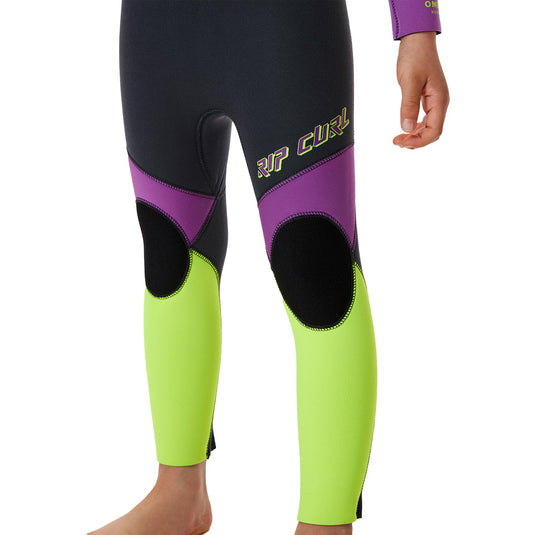 Rip Curl Youth Groms Omega 4/3 Back-Zip Wetsuit 9