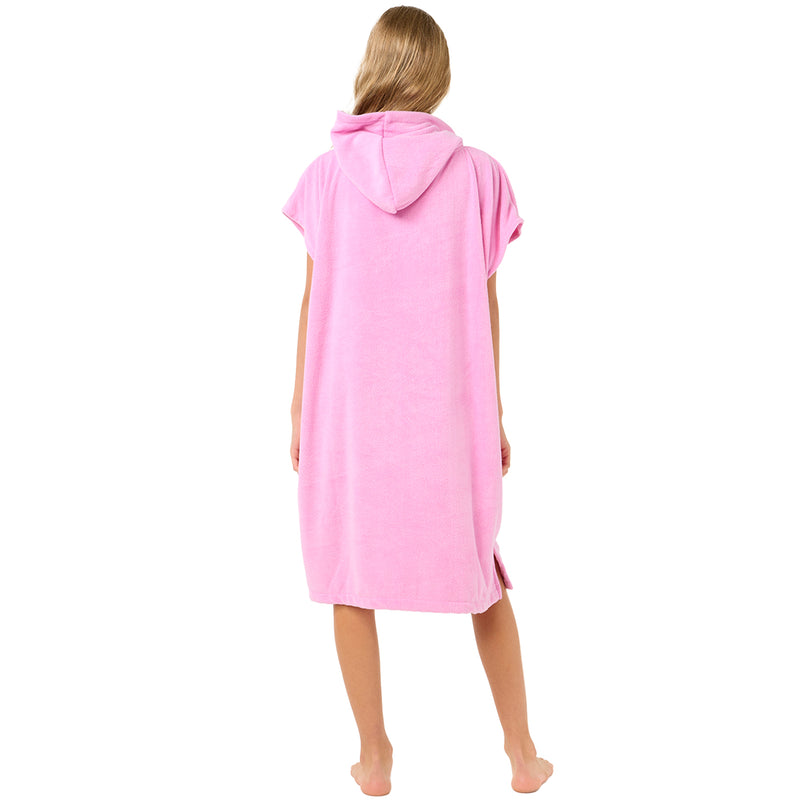 Load image into Gallery viewer, Rip Curl Youth Classic Surf Hooded Towel Changing Poncho - Pink 2
