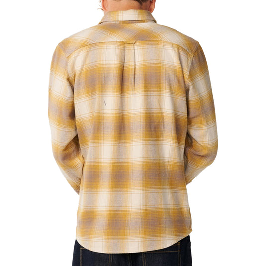 Rip Curl Count Long Sleeve Button-Up Flannel Shirt 2