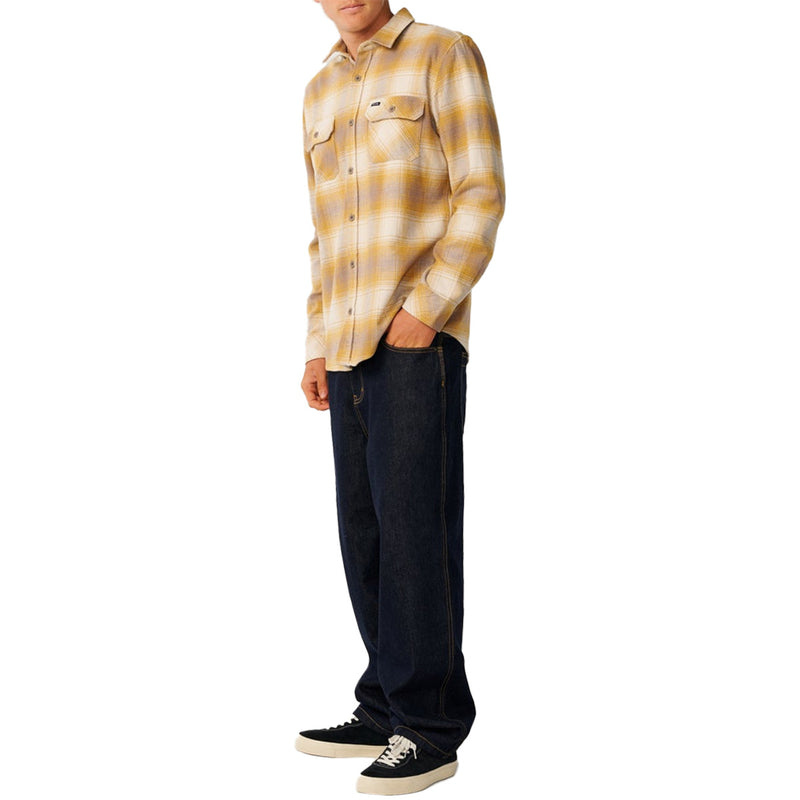 Load image into Gallery viewer, Rip Curl Count Long Sleeve Button-Up Flannel Shirt 6

