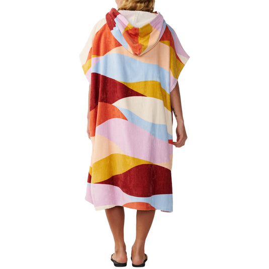 Rip Curl Women's Mixed Hooded Towel Changing Poncho 2