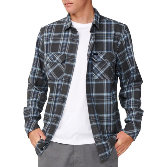 Rip Curl Griffin Long Sleeve Button-Up Flannel Shirt 1