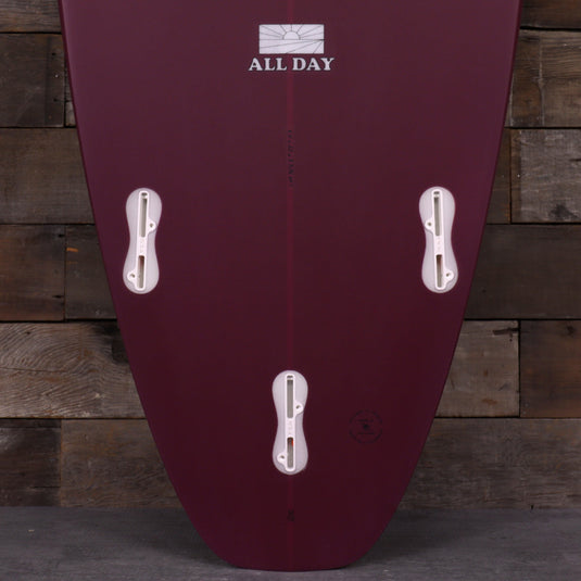 Rip Curl All-Day PU 8'0 × 22 × 3 3/16 Surfboard - Mauve 3
