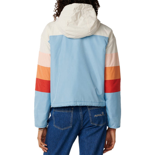 Rip Curl Women's Keepsakes Hooded Zip-Up Bomber Jacket 2