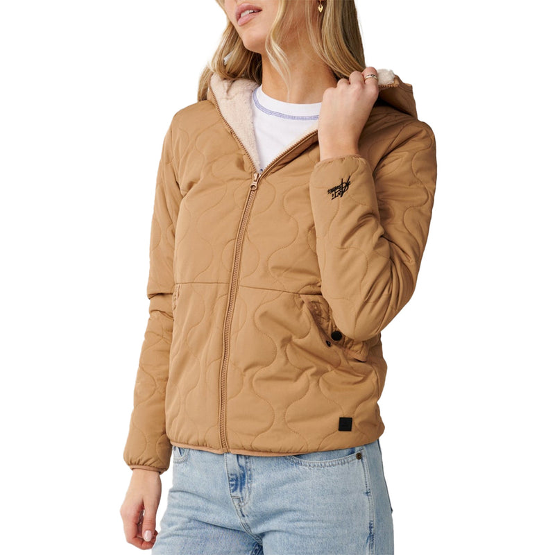 Load image into Gallery viewer, Rip Curl Women's Anti-Series Anoeta Classic Hooded Zip-Up Jacket 10
