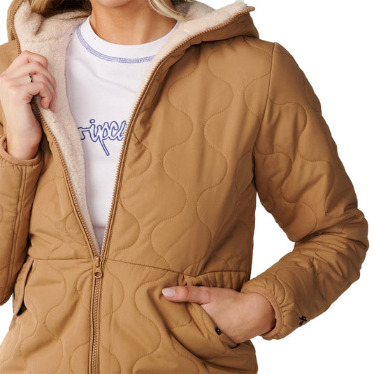 Rip Curl Women's Anti-Series Anoeta Classic Hooded Zip-Up Jacket 11