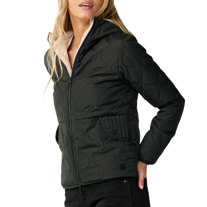 Load image into Gallery viewer, Rip Curl Women's Anti-Series Anoeta Classic Hooded Zip-Up Jacket 3
