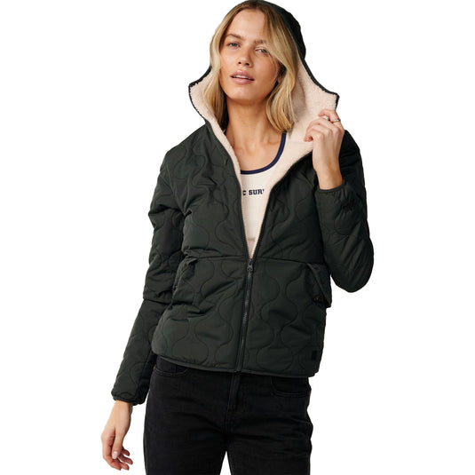 Rip Curl Women's Anti-Series Anoeta Classic Hooded Zip-Up Jacket 4