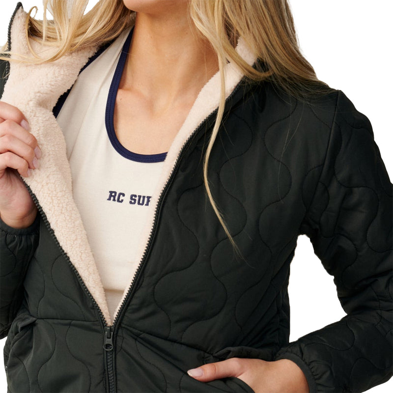 Load image into Gallery viewer, Rip Curl Women's Anti-Series Anoeta Classic Hooded Zip-Up Jacket 5
