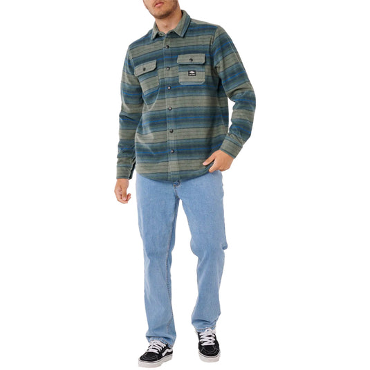 Rip Curl Fun Times Long Sleeve Snap-Button Polar Fleece Shirt 4