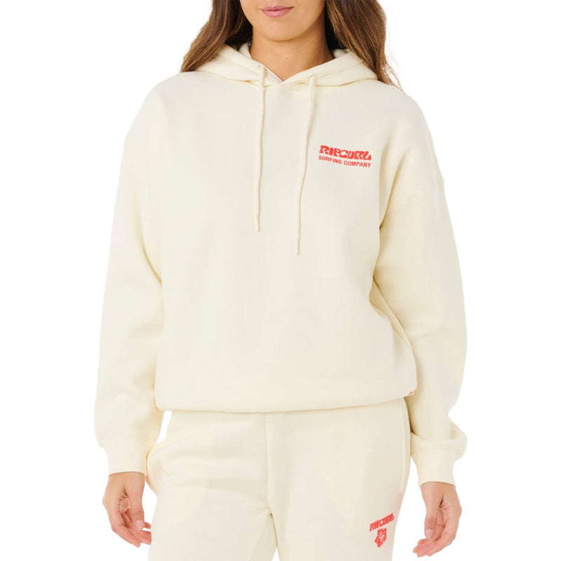 Load image into Gallery viewer, Rip Curl Women's Surf Puff Heritage Pullover Hoodie 1
