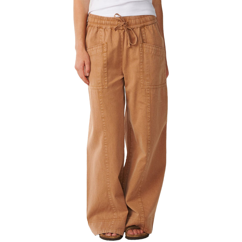 Load image into Gallery viewer, Rip Curl Women's Bossa Nova Twill Wide Leg Pants 1
