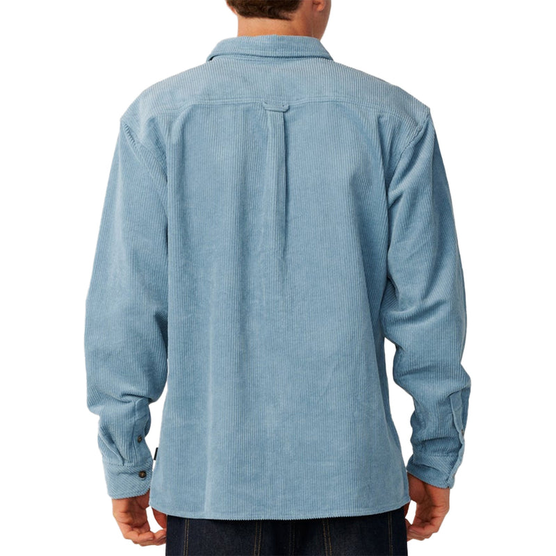 Load image into Gallery viewer, Rip Curl Premium Surf Cord Long Sleeve Button-Up Flannel Shirt 2
