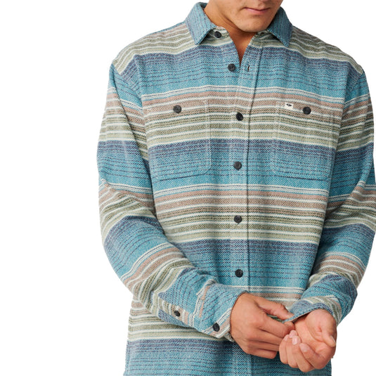 Rip Curl Classic Surf Baja Long Sleeve Button-Up Flannel Shirt 3